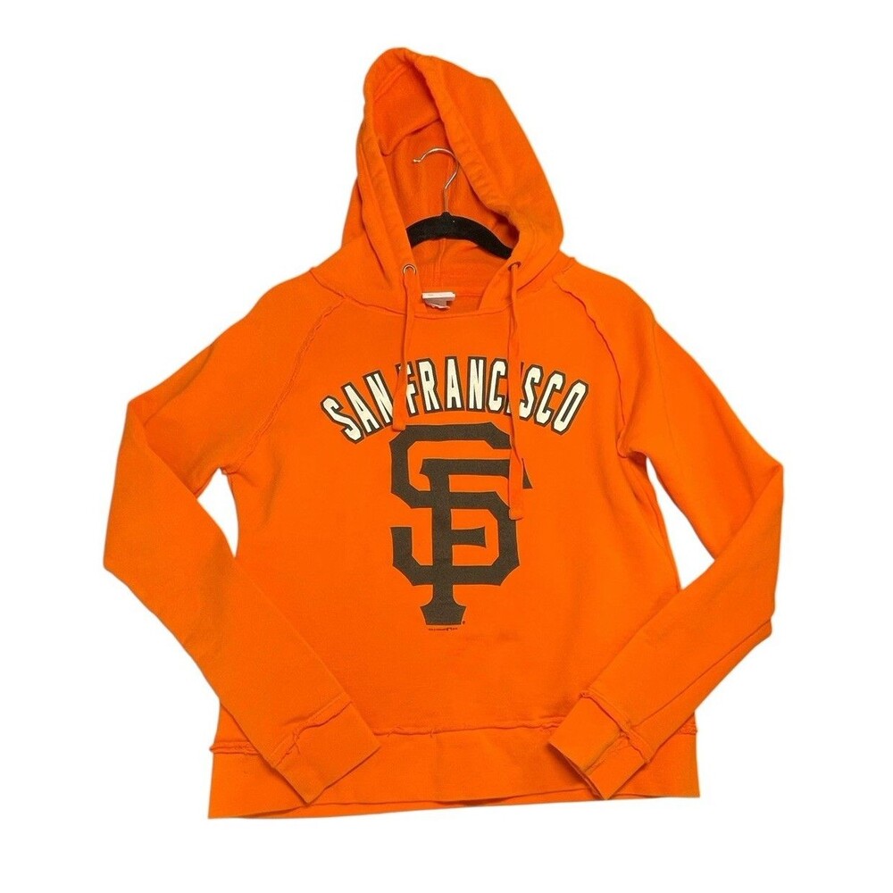 MLB Giants San Francisco Genuine Merch Raglan Hooded Pullover‎ Sweater Small